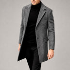 Conan - Men's Single-Breasted Notched Lapel Tailored Coat 4