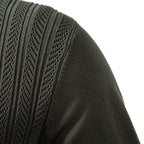 Connor - Men's Quarter-Zip Textured Knit Polo Sweater 5