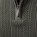 Connor - Men's Quarter-Zip Textured Knit Polo Sweater 6