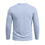 Cruz - Men's Lace-Up Henley Long Sleeve Shirt 5
