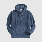 Daniel - Men's Corduroy Striped Hoodie