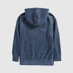 Daniel - Men's Corduroy Striped Hoodie