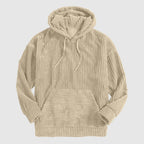 Daniel - Men's Corduroy Striped Hoodie