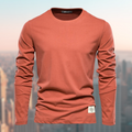 Darius - Men's Ribbed-Cuff Crewneck Long-Sleeve Sweatshirt