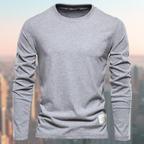 Darius - Men's Ribbed-Cuff Crewneck Long-Sleeve Sweatshirt