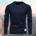 Darius - Men's Ribbed-Cuff Crewneck Long-Sleeve Sweatshirt