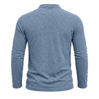 Darwin - Men's Stand Collar Long Sleeve Henley Shirt 7