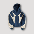 Dash - Men's Graphic Zip Hoodie with Flame Design