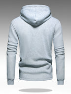 Dashiell - Men's Hooded Knit Jacket with Cargo Pockets