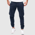 Dashiell - Men's Tapered Cargo Joggers with Drawstring Cuffs