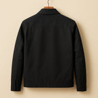 Dennis - Men's Full-Zip Jacket with Gingham Lining