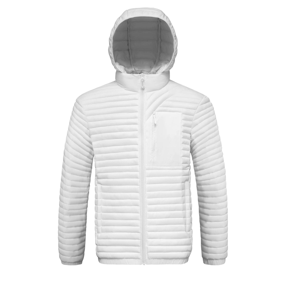 Diallo - Men's Lightweight Full-Zip Puffer Hooded Jacket 6