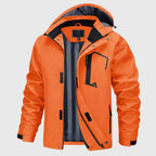 Dominic - Men's Hooded Rain Jacket with Ventilated Lining