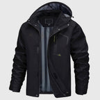 Dominic - Men's Hooded Rain Jacket with Ventilated Lining