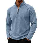 Dusty - Men's Vintage Washed Quarter-Zip Long Sleeve Shirt 2