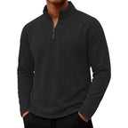 Dusty - Men's Vintage Washed Quarter-Zip Long Sleeve Shirt 3