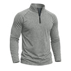Dusty - Men's Vintage Washed Quarter-Zip Long Sleeve Shirt 7
