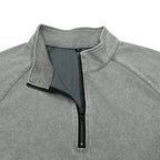Dusty - Men's Vintage Washed Quarter-Zip Long Sleeve Shirt 8