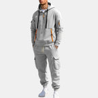 Dylan - Men's Quarter-Zip Hoodie & Cargo Jogger Set 3