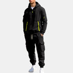Dylan - Men's Quarter-Zip Hoodie & Cargo Jogger Set 4