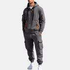 Dylan - Men's Quarter-Zip Hoodie & Cargo Jogger Set 5