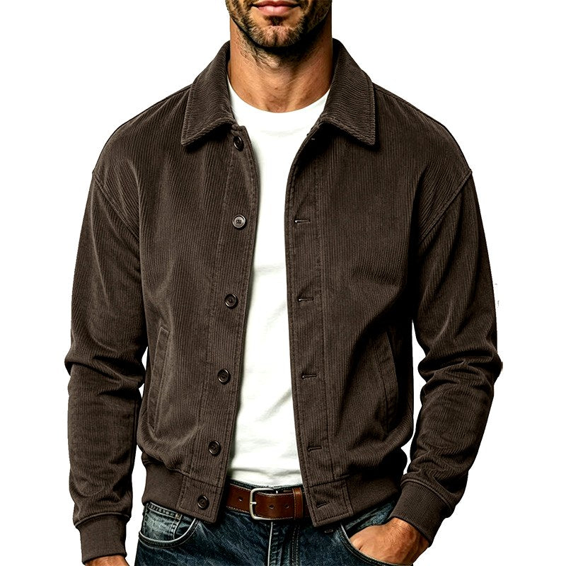 Eduardo - Men's Corduroy Ribbed Cuff Jacket 5