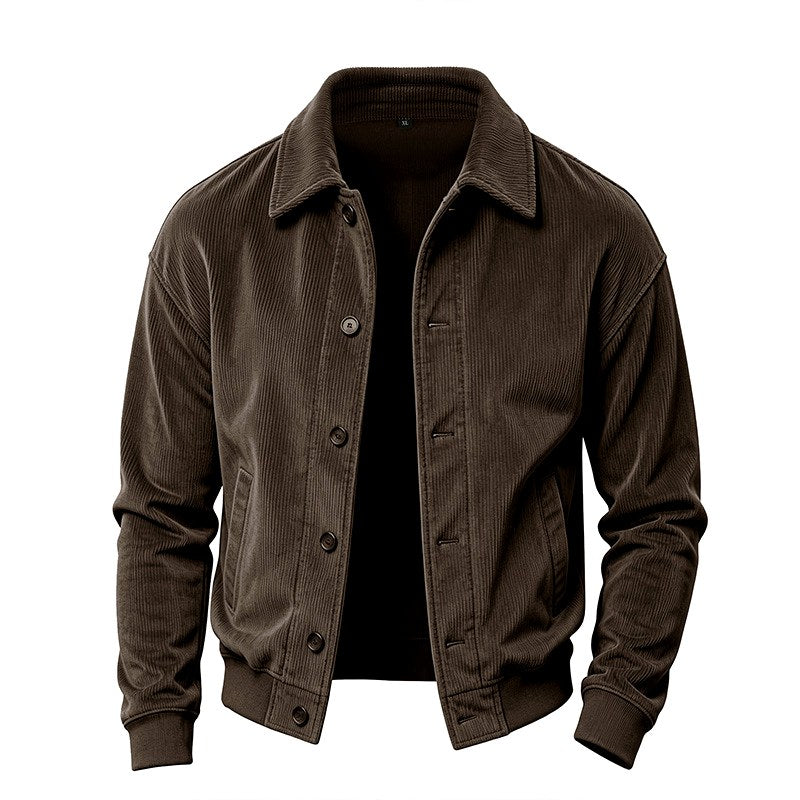 Eduardo - Men's Corduroy Ribbed Cuff Jacket 7