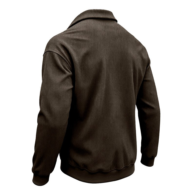 Eduardo - Men's Corduroy Ribbed Cuff Jacket 8