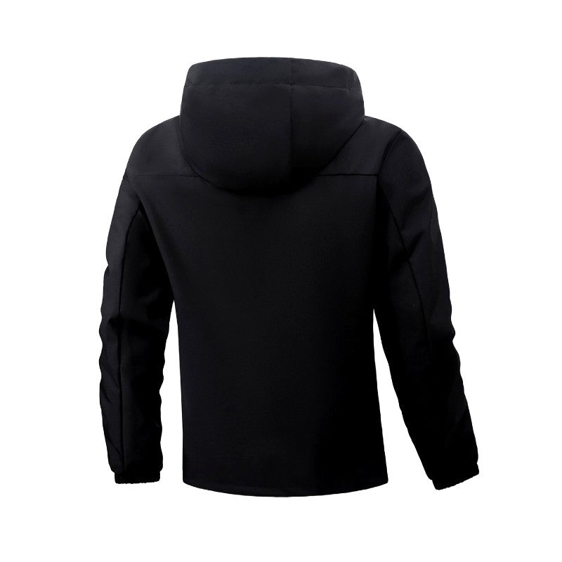 Eiden - Men's Long Sleeve Zip Pocket Rain Jacket Windbreaker 4