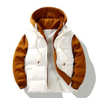 Elmer - Men’s Two-Tone Loose Fit Drawstring Hoodie Jacket 3