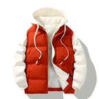 Elmer - Men’s Two-Tone Loose Fit Drawstring Hoodie Jacket 5