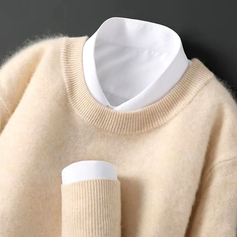 Emiliano - Men's Crewneck Loose Fit Sweater 1