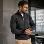 Emiliano - Men's Stand Collar Slim Fit Sweater 5