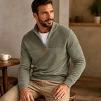 Emiliano - Men's Stand Collar Slim Fit Sweater 6