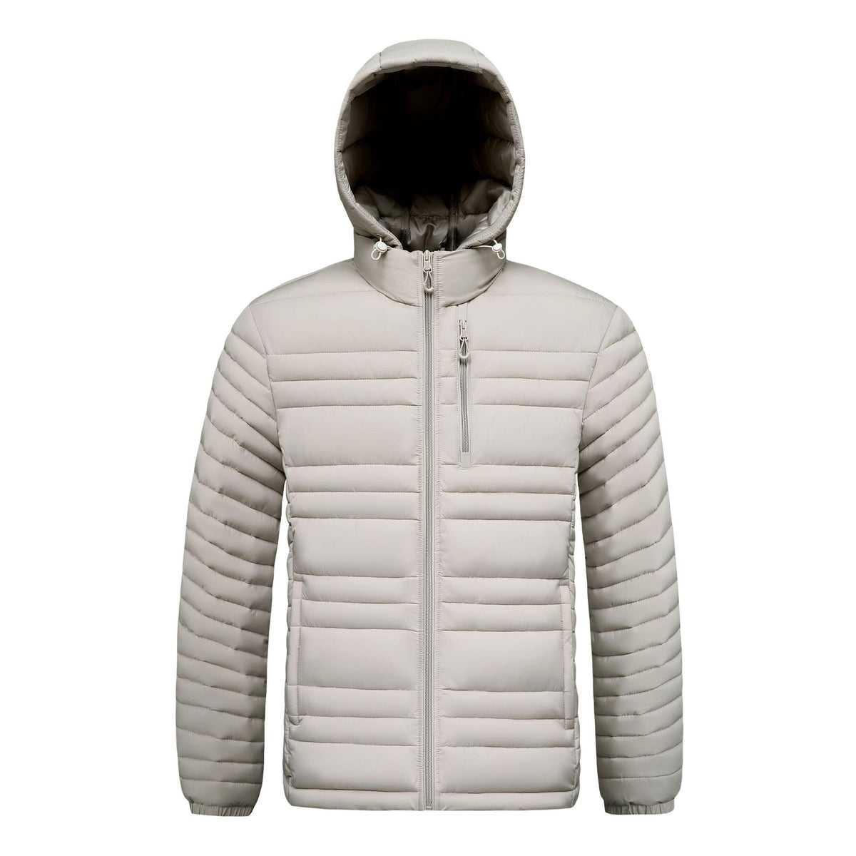 Erik - Men's Winter Hooded Puffer Jacket with Zip Pockets 2