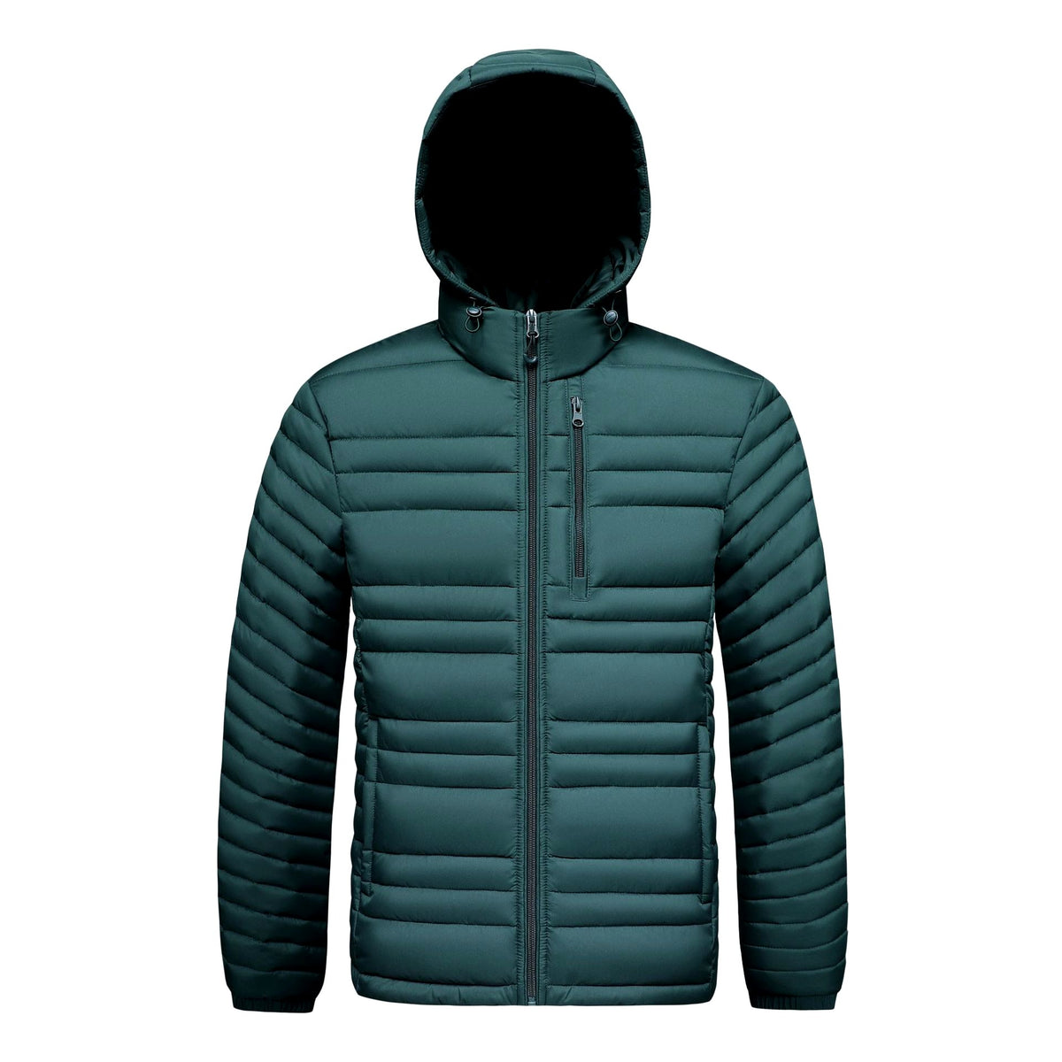 Erik - Men's Winter Hooded Puffer Jacket with Zip Pockets 5