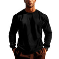 Evan - Men's Textured Crew-Neck Pocket Sweatshirt 1