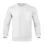 Evan - Men's Textured Crew-Neck Pocket Sweatshirt 2