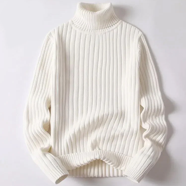 Evander - Men's Ribbed Turtleneck Pullover