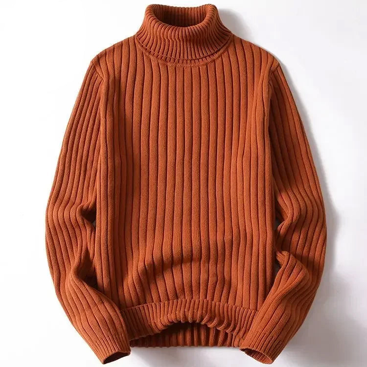 Evander - Men's Ribbed Turtleneck Pullover
