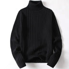 Evander - Men's Ribbed Turtleneck Pullover