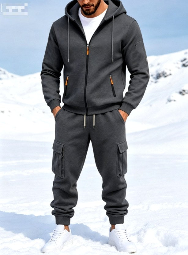 Faron - Men's Long Sleeve Zip-Up Co-ord Set 2
