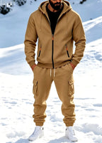 Faron - Men's Long Sleeve Zip-Up Co-ord Set 3