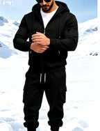 Faron - Men's Long Sleeve Zip-Up Co-ord Set 4