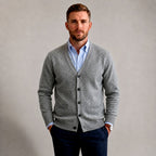 Gabriel - Men's V-Neck Slim Fit Cardigan 3