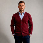 Gabriel - Men's V-Neck Slim Fit Cardigan 4