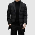 Garrison - Men's Puffer Blazer with Notch Lapels