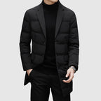 Garrison - Men's Puffer Blazer with Notch Lapels