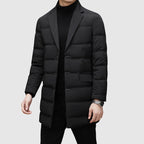 Garrison - Men's Puffer Blazer with Notch Lapels
