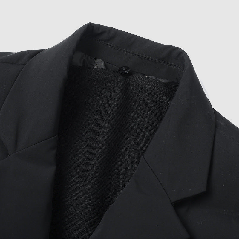 Garrison - Men's Puffer Blazer with Notch Lapels